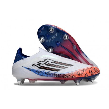 adidas F50 Elite LL Soft Ground White Black Red Blue
