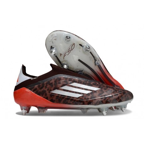 adidas F50 Elite LL Soft Ground Brown White