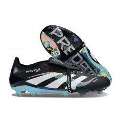 Adidas Predator Elite Foldover Tongue FG Black White Blue