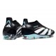adidas Predator 25 Elite Laceless FG Black White Blue