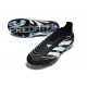 adidas Predator 25 Elite Laceless FG Black White Blue