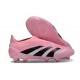 adidas Predator 25 Elite Laceless FG Pink Black