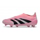 adidas Predator 25 Elite Laceless FG Pink Black