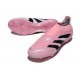 adidas Predator 25 Elite Laceless FG Pink Black