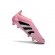 adidas Predator 25 Elite Laceless FG Pink Black