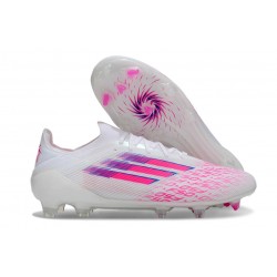 adidas F50 Elite FG Soccer Shoes Ftwr White Lucid Pink