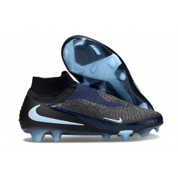 Nike Phantom 6 High Cut Elite FG Black Blue