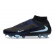 Nike Phantom 6 High Cut Elite FG Black Blue