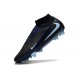 Nike Phantom 6 High Cut Elite FG Black Blue