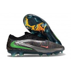 New Nike Phantom 6 Low Cut Elite FG X EAFC Black Green Bright Crimson