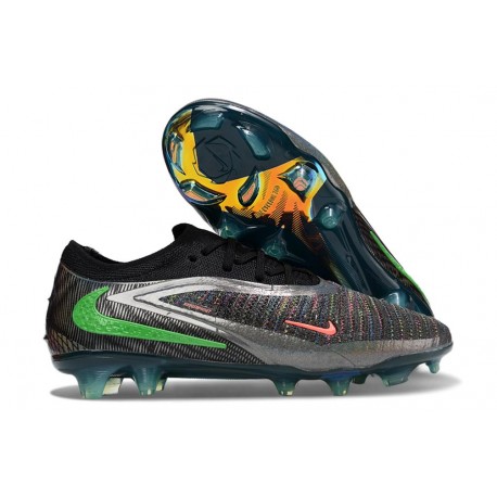 New Nike Phantom 6 Low Cut Elite FG X EAFC Black Green Bright Crimson
