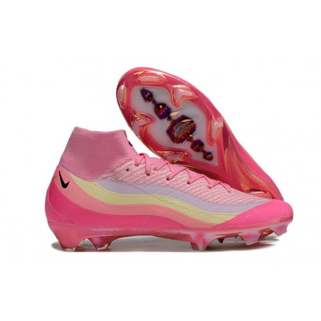 Nike Air Zoom Mercurial Superfly X Elite FG Cleat AM95 Pink
