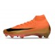 Nike Air Zoom Mercurial Superfly X Elite FG Cleat Orange Golden Black