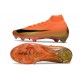 Nike Air Zoom Mercurial Superfly X Elite FG Cleat Orange Golden Black