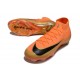 Nike Air Zoom Mercurial Superfly X Elite FG Cleat Orange Golden Black