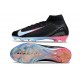 Nike Air Zoom Mercurial Superfly X Elite FG Cleat Black Blue Pink