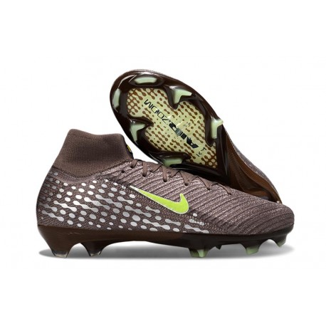 Nike Air Zoom Mercurial Superfly X Elite FG Cleat Brown Volt