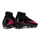 Nike Air Zoom Mercurial Superfly X Elite FG Cleat Black Pink