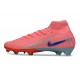 Nike Air Zoom Mercurial Superfly X Elite FG Cleat Pink Blue