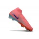 Nike Air Zoom Mercurial Superfly X Elite FG Cleat Pink Blue