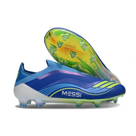 News adidas F50 Elite LL FG X MESSI Team Royal Blue Solar Yellow Semi Blue Burst