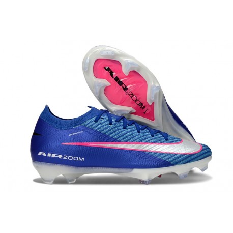 Nike Air Zoom Mercurial Vapor 16 Elite FG Blue Pink Silver