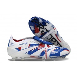 Adidas Predator Elite Foldover Tongue FG White Blue Red