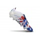 Adidas Predator Elite Foldover Tongue FG White Blue Red
