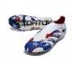 adidas Predator 25 Elite Laceless FG White Blue Red