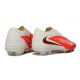 Nike Phantom 6 Low Cut Elite Firm Ground Crimson White