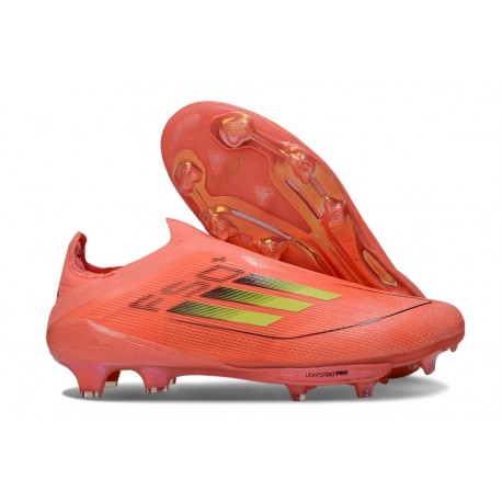 adidas F50+ Laceless FG Shoes Red Yellow