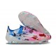 adidas F50 Elite FG Soccer Shoes White Blue Pink