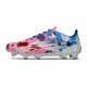 adidas F50 Elite FG Soccer Shoes White Blue Pink