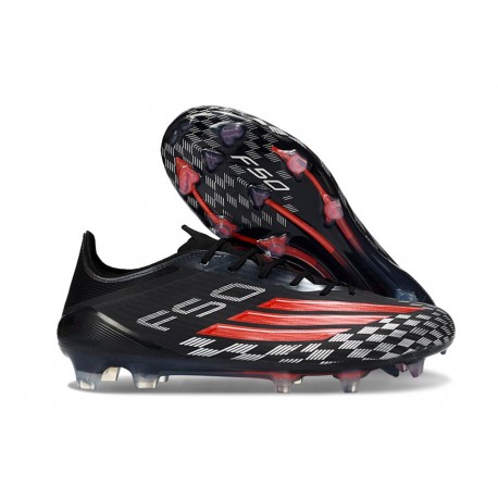 adidas F50 Elite FG Soccer Shoes Black Red