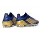 adidas F50 Elite FG Soccer Shoes Black Golden Blue