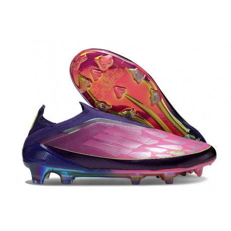 adidas F50 Elite LL FG X Lamine Yamal Unity Purple Ftwr White Lucid Lemon