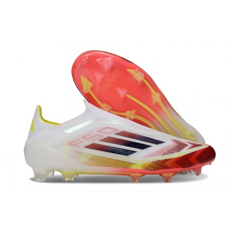 News adidas F50 Elite LL FG White Black Solar Yellow