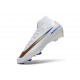 Nike Air Zoom Mercurial Superfly X Elite FG Cleat White Gold Blue