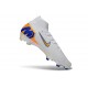 Nike Air Zoom Mercurial Superfly X Elite FG Cleat White Gold Blue