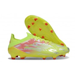 adidas F50 Elite FG Soccer Shoes Solar Yellow Red Silver
