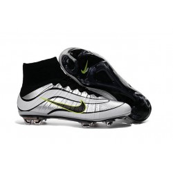 2016 Nike Mercurial Superfly Heritage FG Soccer Cleats Silvery Black Volt