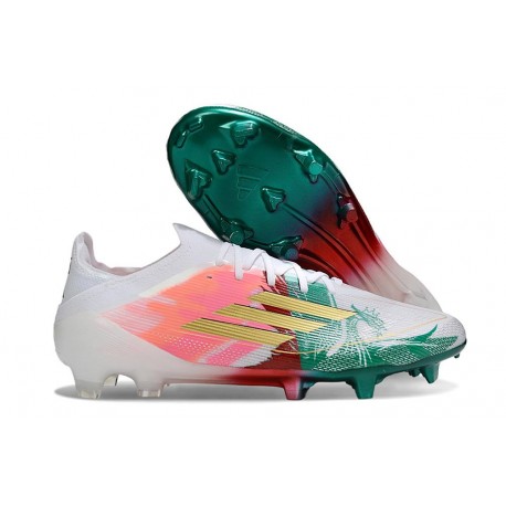 adidas F50 Elite FG Soccer Shoes Pink Green Gold