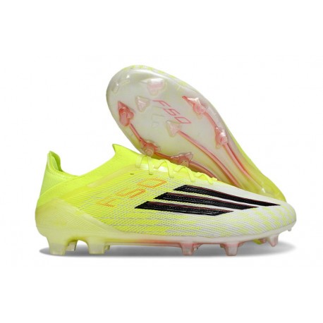 adidas F50 Elite FG Soccer Shoes Solar Yellow Black