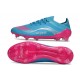 adidas F50 Elite FG Soccer Shoes X MESSI Flash Aqua Lucid Pink Lucid Cyan