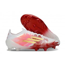 adidas F50 Elite FG Soccer Shoes White Red Gold