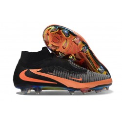 Nike Phantom 6 High Cut Elite FG Black Orange