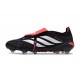Adidas Predator 26 Elite FT FG Cleat Core Black Footwear White Vivid Red