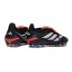 Adidas Predator 26 Elite FT FG Cleat Core Black Footwear White Vivid Red