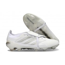 Adidas Predator 26 Elite FT FG Cleat White Silver