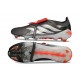 Adidas Predator 26 Elite FT FG Finishers Steel - Iron Metal White Lucid Red